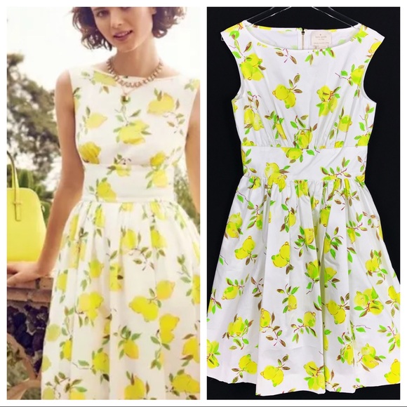 Capri Lyric Lemon Print Dress 